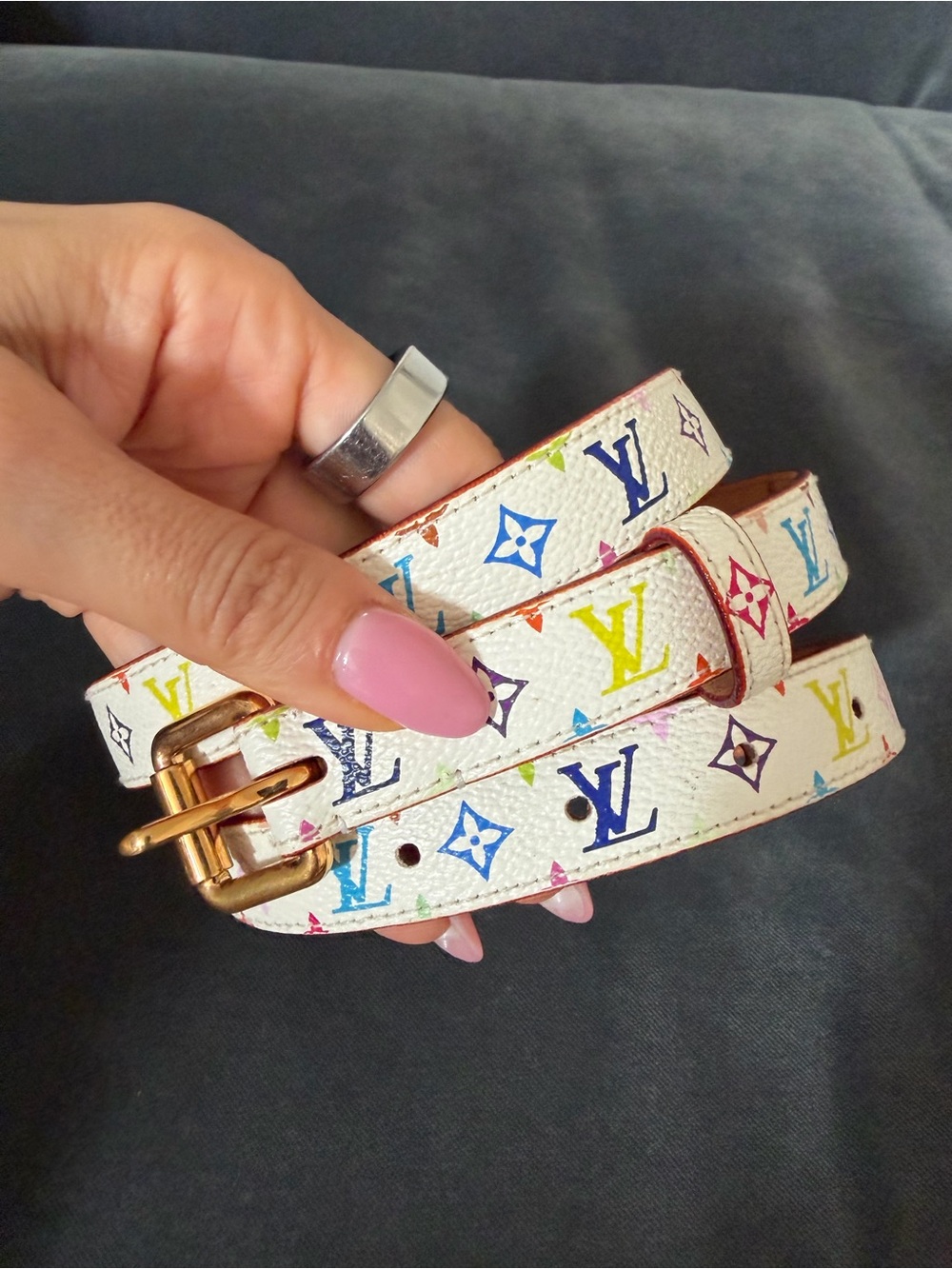 Louis Vuitton x Takashi Murakami LV 20 mm Belt